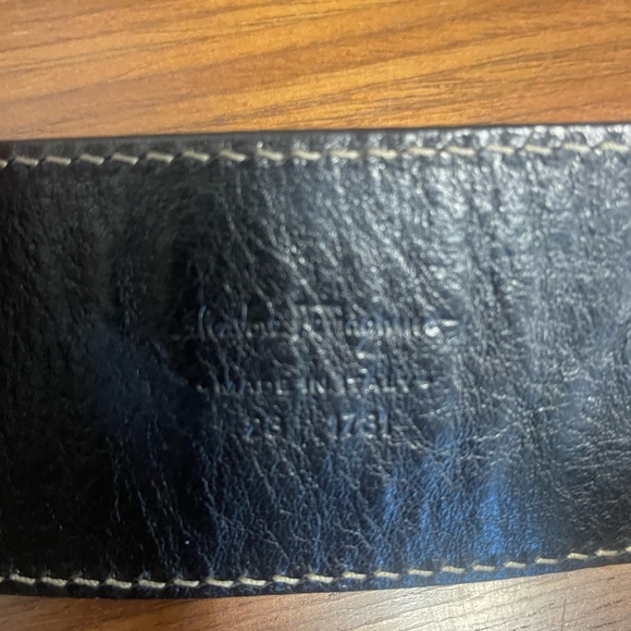 Black 2 “ Salvatore Farragamo Belt with Gold main image 5